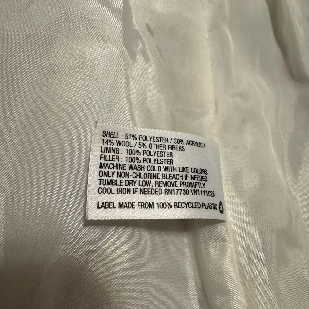 Cherokee Gray and White Girls Dress Coat 18 Months - Picture 6 of 6